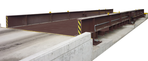 地上式トラックスケールの外観