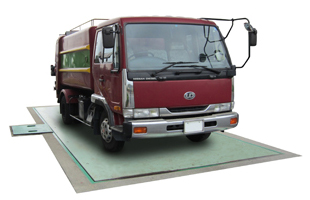 埋込式トラックスケールの外観